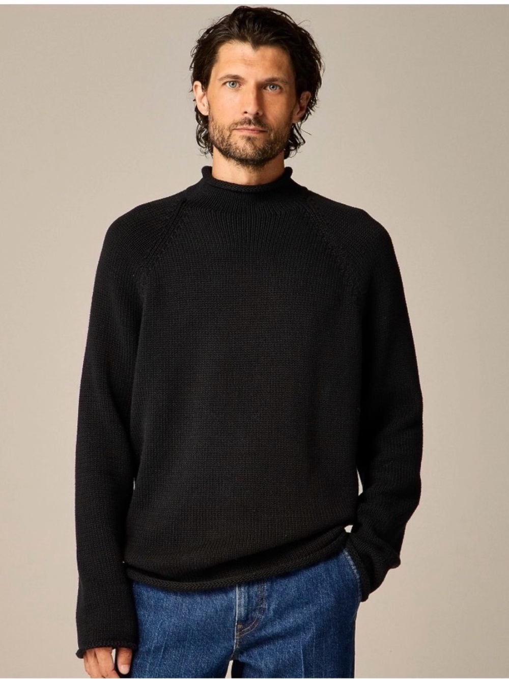 J Crew Men’s 1988 Roll Neck Sweater
